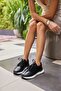 Nuna Women's Black Lace-Up Sneaker - 5