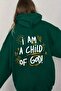 سويت شيرت كبير الحجم - مطبوع من الخلف