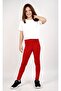 Girl's Long Tights Lycra Cotton Red