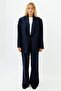 Premium Double-Breasted Navy Blue Blazer Jacket - 4