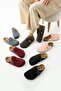 Eliza Unisex Anatomical Natural Cork Sole Natural Felt Wool Slippers - 3