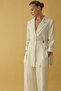 Linen Blazer Trousers Set - Belted - 3
