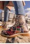 Women's Vegan Leather Multi-Colored Long Boots - the Unknown Land Design