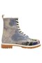 Women's Vegan Leather Multi-Colored Long Boots - the Unknown Land Design - 6