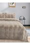 Sonnia Rabbit Feather Bedspread Set - Double, Beige, Plush 220X240 - 3
