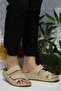 1801 Mulex Beige Comfort Anatomical Comfortable Women's Slippers - 2