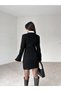 Women's Mini Ribbed Winter Knitwear Dress Daily Use Stylish Design - 3