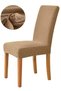 Chair Cover, Chair Cover in Brown Color, Washable, Elastic, 1 Piece Chair Cover