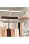 8 Hooks Multifunctional Belt Scarf Tie Hanger Rack Hanger Holder Organizer Wardrobe Hanger 06856 - 6