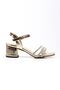 Fusion Series Stoned Helmeted Women's Heeled Evening Dress Shoes - 4