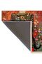 Pearl Collection Women's Cat and Flowers Detailed Multi-Colored Woven Base Modern Decorative Carpet Inci46 - 5