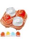 Candle Making Kit Candle Melting Bowl 1000ml Paraffin Mixing Spoon Rose Candle Mold Candle Wick Holder - 4