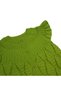 Aykir-I Baby Hand Knitted Baby Vest with Buckthorn Leaf Motif - 4