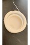 Pearlescent White Round Blue Neon Colorful Phosphorescent Ashtray Handmade Epoxy Gift - 4