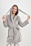 Fall in Love Wrap Collar Welsoft Plush Long Sleeve Dressing Gown C5483Ax24Au