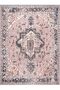 Alya Collection Antique Look Powder Gray Ethnic Patterned Woven Base Modern Decorative Carpet Alya41 - 2