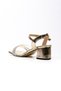 Fusion Series Stoned Helmeted Women's Heeled Evening Dress Shoes - 5