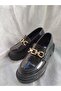 Black Patent Leather - Four Seasons Women's Loafer Moccasin, Thick Sole - 8