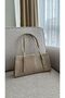Women's Buckle Shoulder Bag Mng Beige - 7