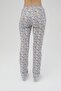 Licensed Printed Women's 100% Cotton Wide Leg Sweatpants-Pajama-Pants Roz-256/A - 4