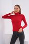 Turtleneck Glittery Stone Knitwear Sweater Night Women's Sweater Trend Lycra - 7
