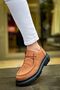 CASTELYA High-Platform Lace-Up Classic Men's Shoes Suede TAN - CHE - 4