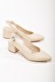 Open Back Women's Heeled Shoes Ten Skin