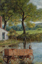 Wall Cover Village House Scenic Quality Canvas Wall Tapestry-3986 - 2