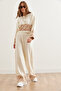 Women's Ecru Bottom Top Soft Textured Knitwear Suit Tkm- 19000307 - 3