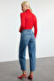 Mavi Yüksek Bel Baggy Jeans TWOSS23JE00295 - 5