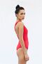 ZIP DETAILED ONE PIECE RED - 2