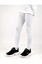 Girl's Long Tights Lycra Cotton White - 2