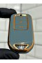 Honda Civic Crv Hrv Accord City Smart Nano Key Case Cover Gray - Gold - 3