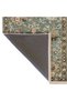 Lina Collection Antique Look Green Patterned Woven Base Decorative Carpet Lina04 - 4