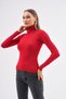 Turtleneck Glittery Stone Knitwear Sweater Night Women's Sweater Trend Lycra - 4