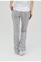 Licensed Printed Women's 100% Cotton Wide Leg Sweatpants-Pajama-Pants Roz-256/A - 6