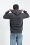 3 Thread Men's Hooded Kangaroo Pocket Sweat Soft Puff Fabric - 6