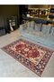 Atlas Collection Burgundy Themed Traditional Motif Floral Patterned Vintage Decorative Rug 43 - 2