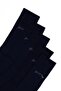 Us Polo Assn. Men's Woven Navy Blue 5-Piece Socks - 2
