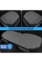 Linen Smoked Car Seat Cushion with Pockets, 7 Pieces for Front and Rear Seats and Backrest, Anti-Sweat - 6