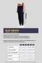 Women's Black-Navy-Anthracite Cotton Thick Leg Elastic High Waist Comfortable Jogger 3-Piece Tracksuit Bottom - 7