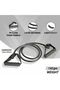 Soft Expander Resistance Cable for Men & Women  (Black) | Material - Natural Rubber - 2