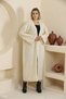 Women's Long Maxi Length Textured Knitwear Oversize Knitwear Cardigan
