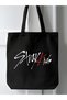 Stray Kids Skzoo Design, Black, Canvas Tote Bag, Cloth Bag, Canvas Bag, Korean Bag, Kpop Bag - 2