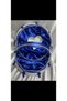Set of 2 Cobalt Blue and Silver Tassel Henna Basket - for Engagement and Wedding - 6