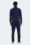 Orra in Men's Zippered Stand Collar Pocketed Navy Blue Tracksuit Set - 2