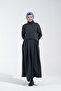 2248_High Collar Wide Fit Blouse and Skirt Set - 5