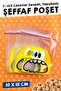 Mixed Monster Patterned Transparent Bag with Tape, 10X15 cm 40 Pieces-T1063 - 2