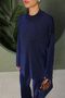 Dark Blue Basic 32-7014 Suit Set - 6