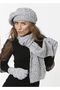Women's Winter Painter 3-Piece Set Scarf, Beret and Glove Set - 2
